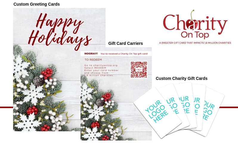 holiday corporate branded gift card